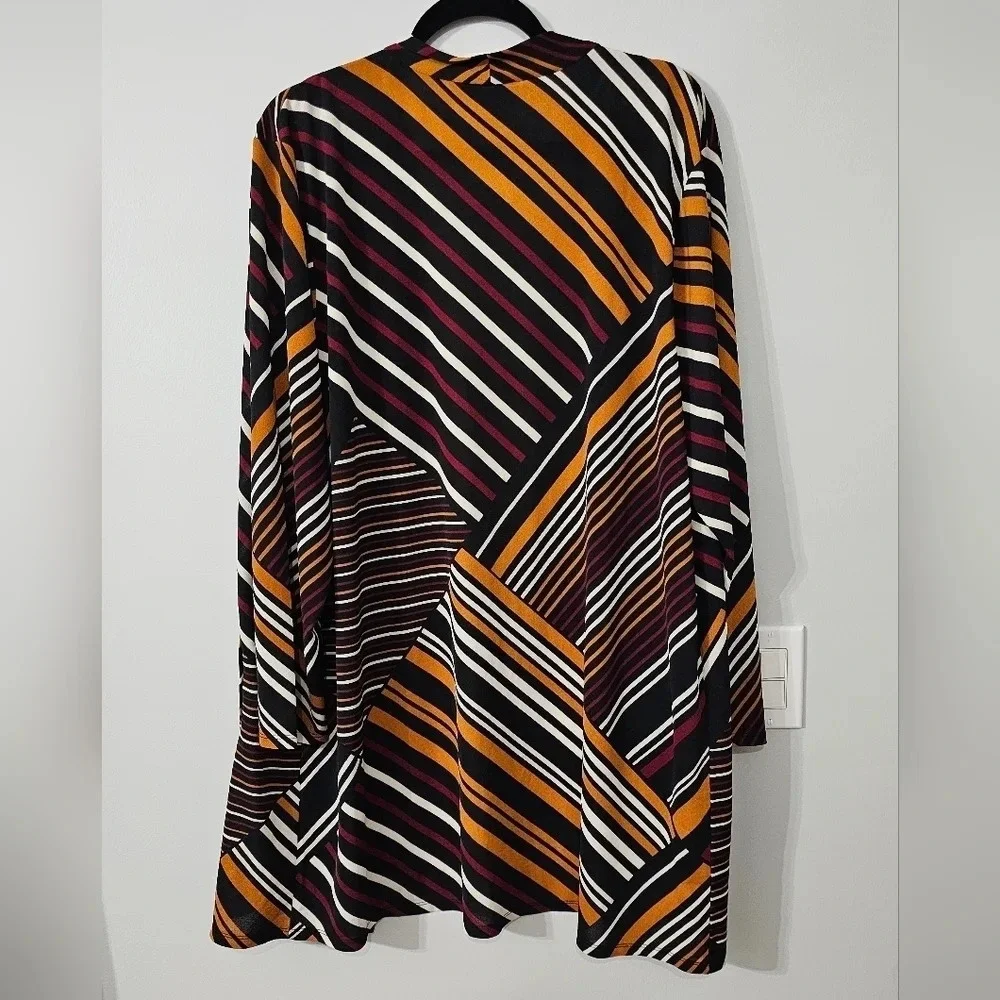 Chico’s Multicolor Travel Duster Jacket Size 4 NWT - Picture 8 of 10